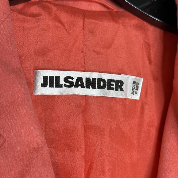 Jil Sander Coat Womens 38 Cashmere Silk Long Minimalist Designer Made in Germany - Picture 3 of 7